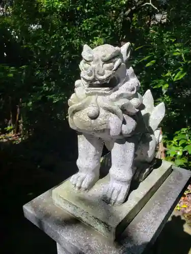 須天熊野神社の狛犬