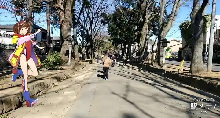 武蔵一宮氷川神社の周辺