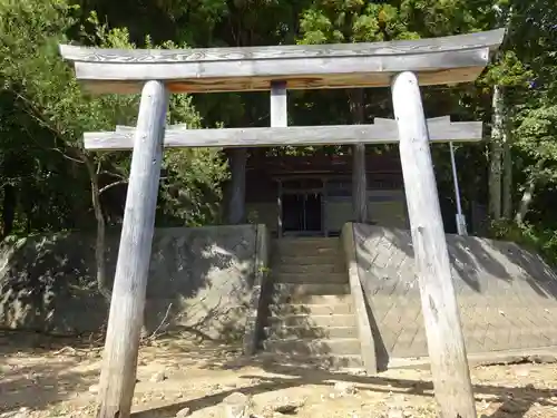 大山祗神社の鳥居