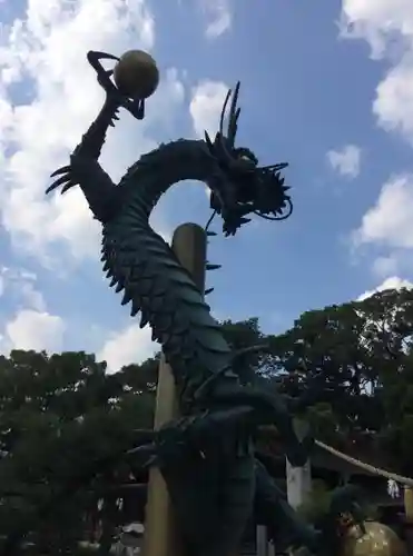 田村神社の狛犬