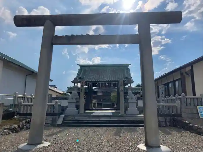 西條神社の鳥居