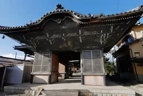 飛島善光寺の山門