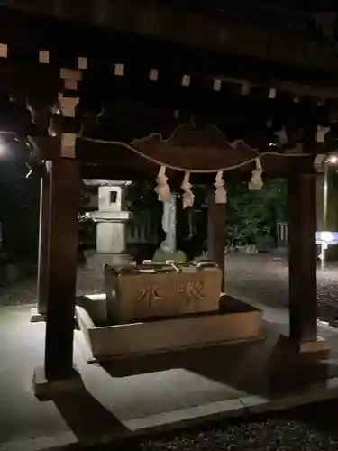 溝旗神社（肇國神社）の手水舎