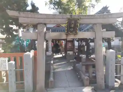 浅澤社（住吉大社境外末社）の鳥居