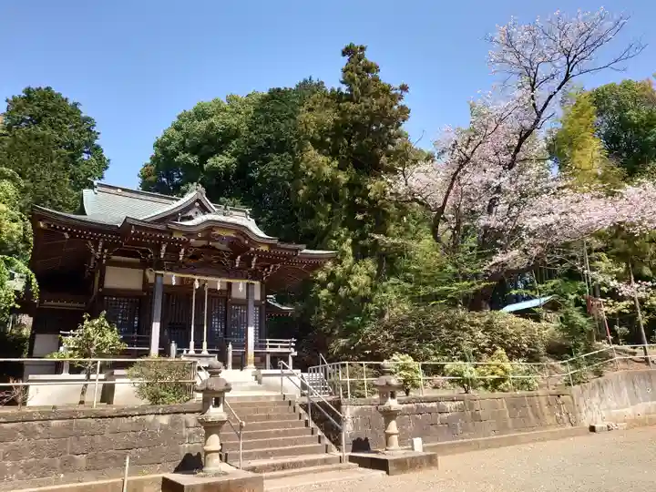 西八朔杉山神社の本殿・本堂