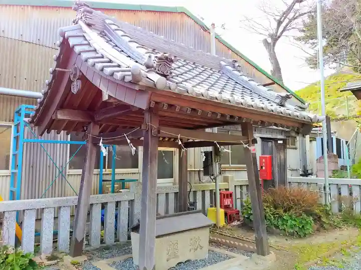 秋葉社の手水舎