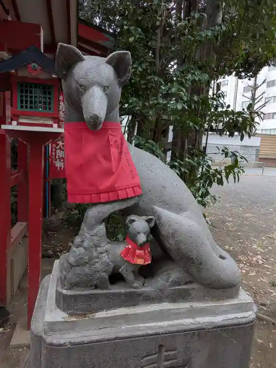 花園神社の狛犬