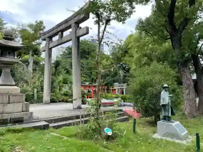 難波大社 生國魂神社の鳥居