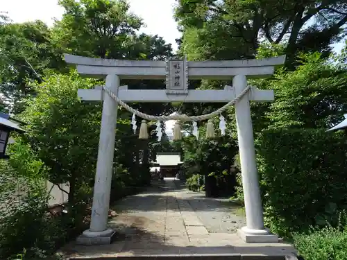 星川杉山神社の鳥居