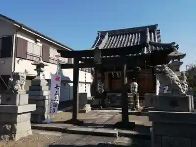 長門鎮守八幡神社の鳥居