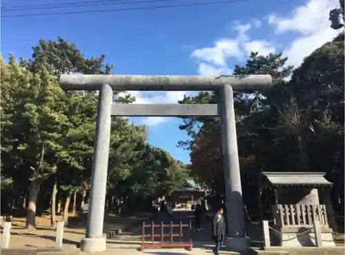 鶴谷八幡宮の鳥居