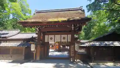 河合神社(鴨川合坐小社宅神社)の山門・神門
