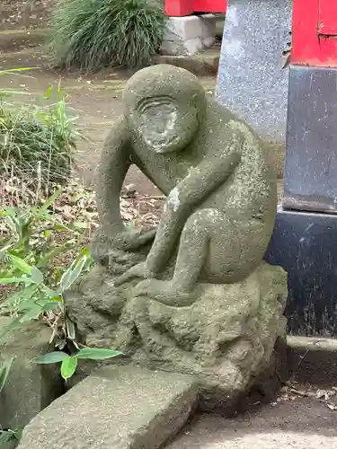 日枝神社の像