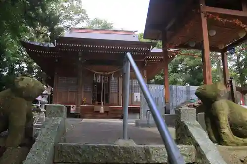 阿久津「田村神社」（郡山市阿久津町）旧社名：伊豆箱根三嶋三社の狛犬