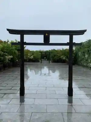鉄道神社の鳥居