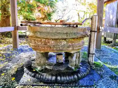 八幡神社松平東照宮の手水舎