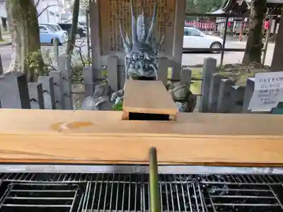 真清田神社の手水舎