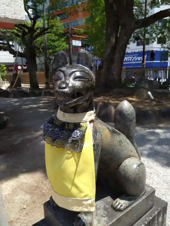 今益稲荷神社の狛犬