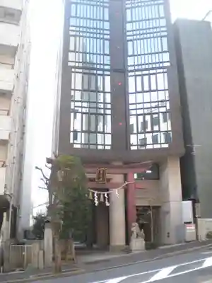 築土神社の鳥居