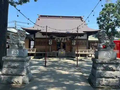 相模原氷川神社の狛犬