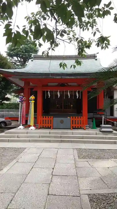 麻布氷川神社の本殿・本堂