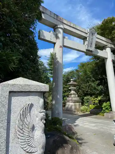 亀ケ池八幡宮の鳥居