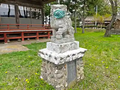 止々井神社の狛犬