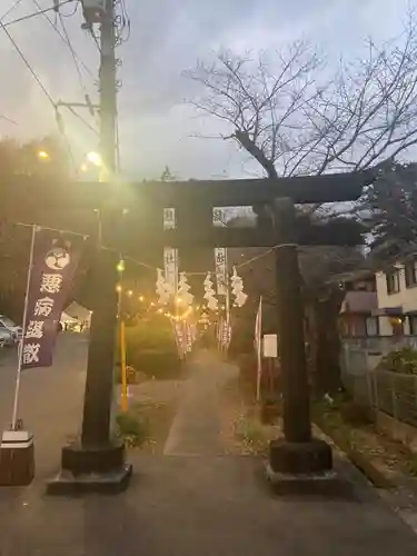武州白子熊野神社の鳥居