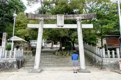 山口八幡社の鳥居