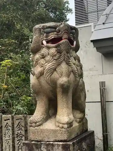 徳島眉山天神社の狛犬