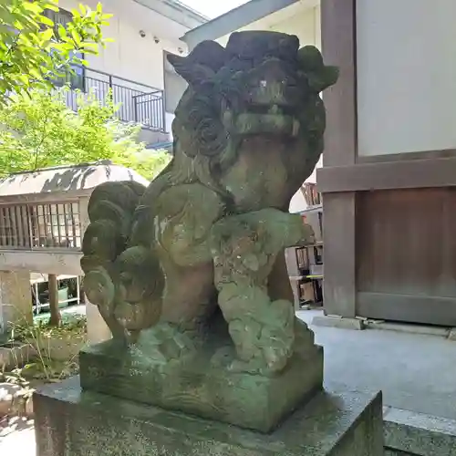 萱津神社の狛犬