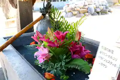 三津厳島神社の手水舎