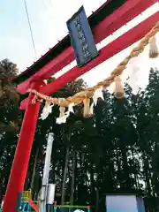 野中薬師神社の鳥居