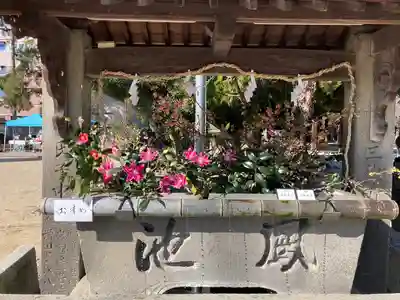 三津厳島神社の手水舎