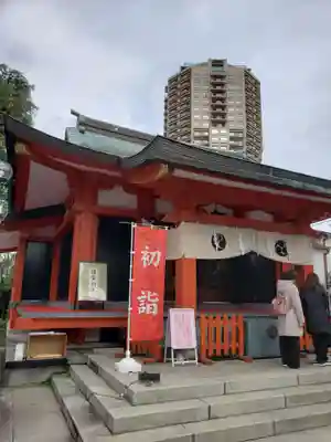 麻布氷川神社の初詣