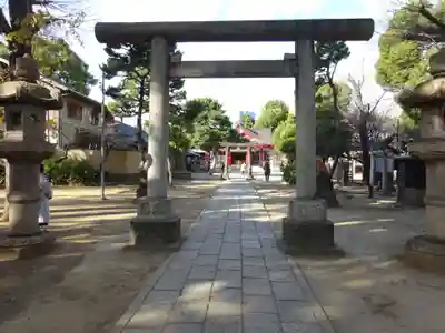 品川神社の鳥居