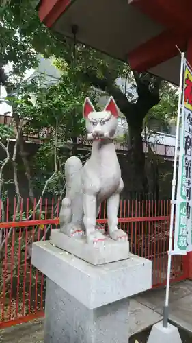 笠䅣稲荷神社の狛犬