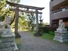 鶴嶺八幡宮の鳥居