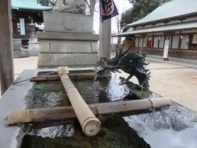 (下館)羽黒神社の手水舎