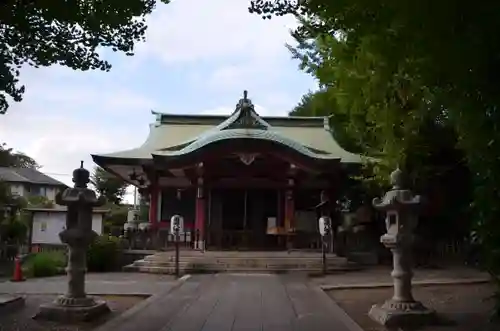 市谷亀岡八幡宮の本殿・本堂