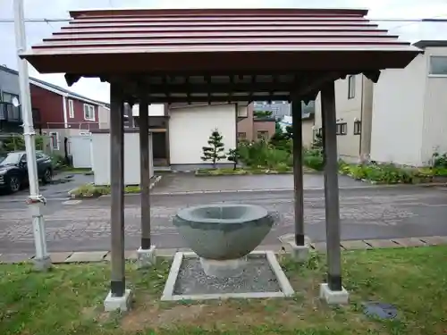 朝里神社の手水