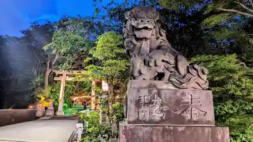 検見川神社の狛犬