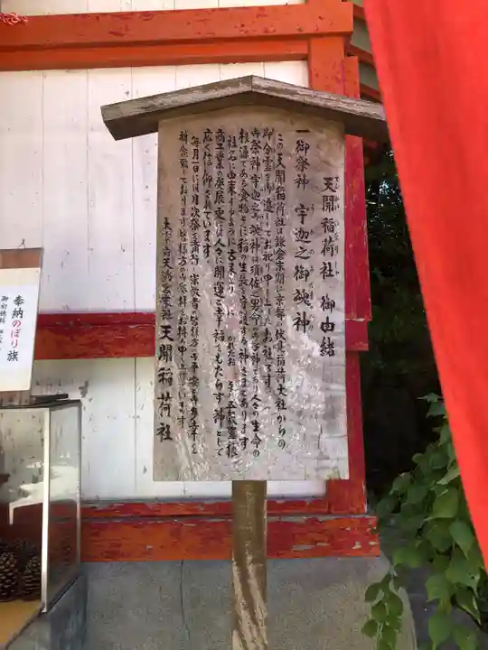 天開稲荷社の歴史