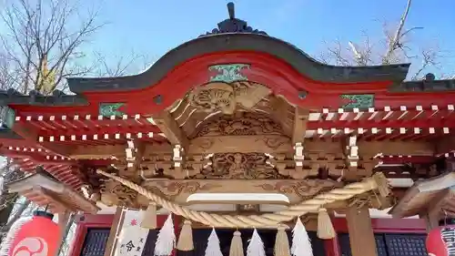 山中諏訪神社の本殿