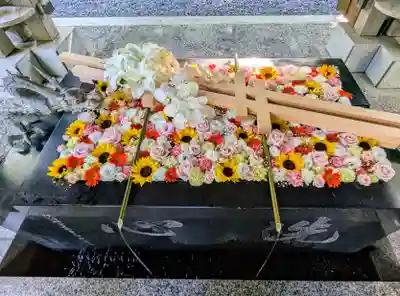 帯廣神社の手水舎