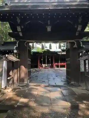 赤坂氷川神社の山門・神門