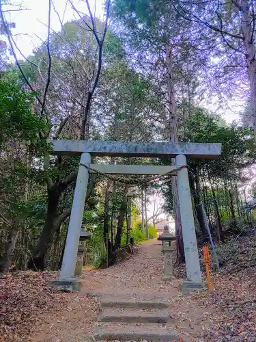 洲原社の鳥居