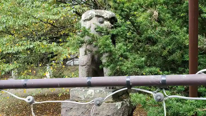 弟子屈神社の狛犬