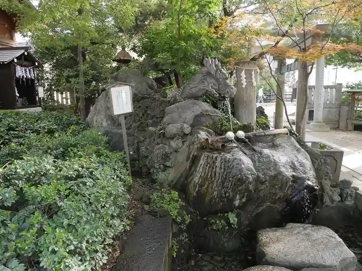 松戸神社の手水舎