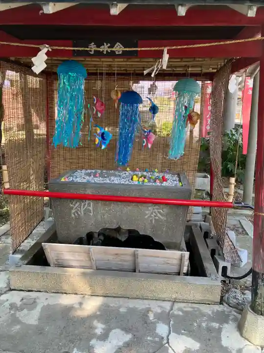 島田八坂神社の手水舎